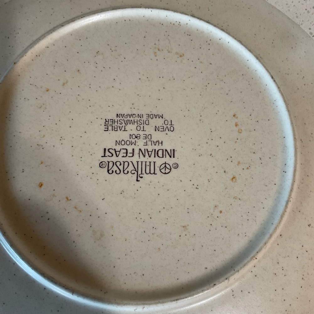 Vintage Indian Feast Mikasa Plate - Picture 6 of 6